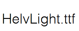 HelvLight.ttf