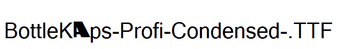 BottleKaps-Profi-Condensed-.ttf