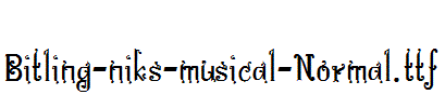 Bitling-niks-musical-Normal.ttf