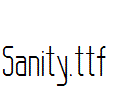 Sanity.ttf