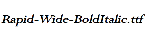 Rapid-Wide-BoldItalic.ttf