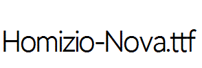 Homizio-Nova.otf