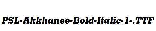 PSL-Akkhanee-Bold-Italic-1-.ttf