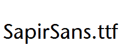 SapirSans.ttf