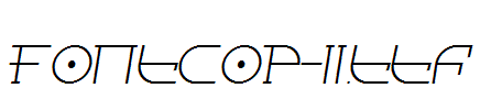 Fontcop-II.ttf