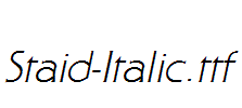 Staid-Italic.ttf