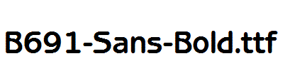 B691-Sans-Bold.ttf