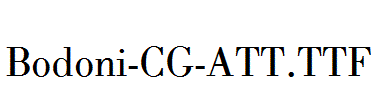 Bodoni-CG-ATT.ttf