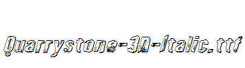 Quarrystone-3D-Italic.ttf