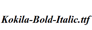 Kokila-Bold-Italic.ttf