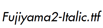 Fujiyama2-Italic.ttf