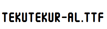 TekutekuR-Al.ttf