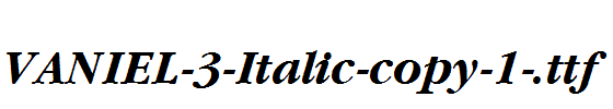 VANIEL-3-Italic-copy-1-.ttf