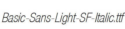 Basic-Sans-Light-SF-Italic.ttf