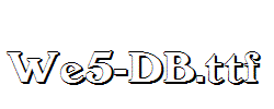 We5-DB.ttf