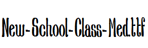 New-School-Class-Med.ttf