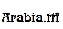 Arabia.ttf