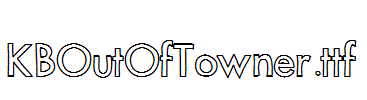 KBOutOfTowner.ttf