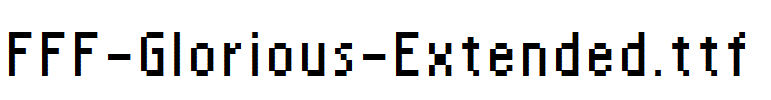 FFF-Glorious-Extended.ttf