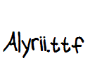 Alyrii.ttf