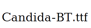 Candida-BT.ttf