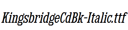 KingsbridgeCdBk-Italic.ttf