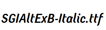 SGIAltExB-Italic.ttf