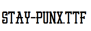 STAY-PUNX.ttf