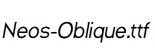 Neos-Oblique.ttf