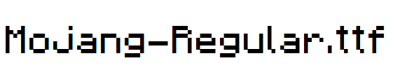 Mojang-Regular.ttf