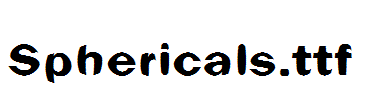 Sphericals.ttf