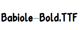 Babiole-Bold.ttf