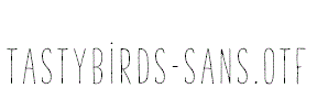 TastyBirds-Sans.otf