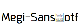 Megi-Sans.otf