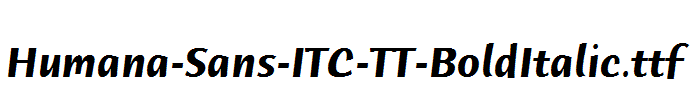 Humana-Sans-ITC-TT-BoldItalic.ttf