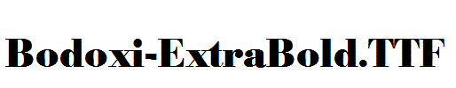 Bodoxi-ExtraBold.ttf