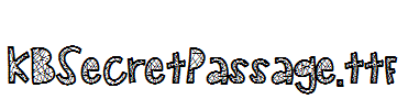 KBSecretPassage.ttf