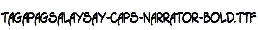 Tagapagsalaysay-Caps-Narrator-Bold.ttf