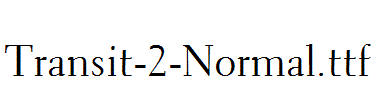 Transit-2-Normal.ttf