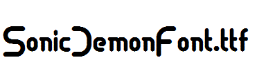 SonicDemonFont.ttf