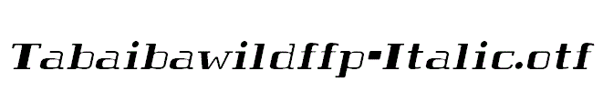 Tabaibawildffp-Italic.otf