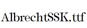 AlbrechtSSK.ttf