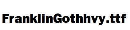 FranklinGothhvy.ttf