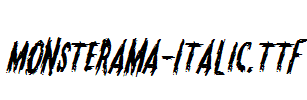 Monsterama-Italic.ttf