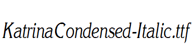 KatrinaCondensed-Italic.ttf