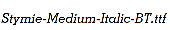 Stymie-Medium-Italic-BT.ttf