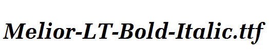 Melior-LT-Bold-Italic.ttf