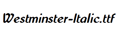 Westminster-Italic.ttf