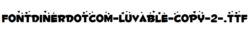 Fontdinerdotcom-Luvable-copy-2-.ttf