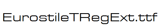 EurostileTRegExt.ttf